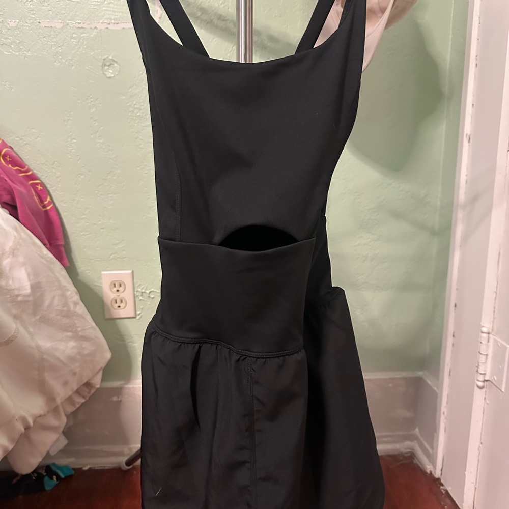 Cut out black dress